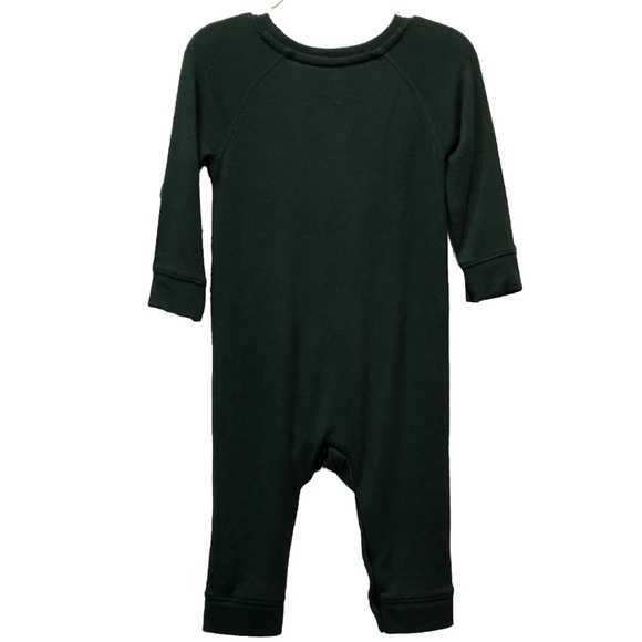 Disney Holiday Mickey Raglan Jumpsuit Baby Beans Kohls Christmas Sleeper 18M New - Picture 14 of 17